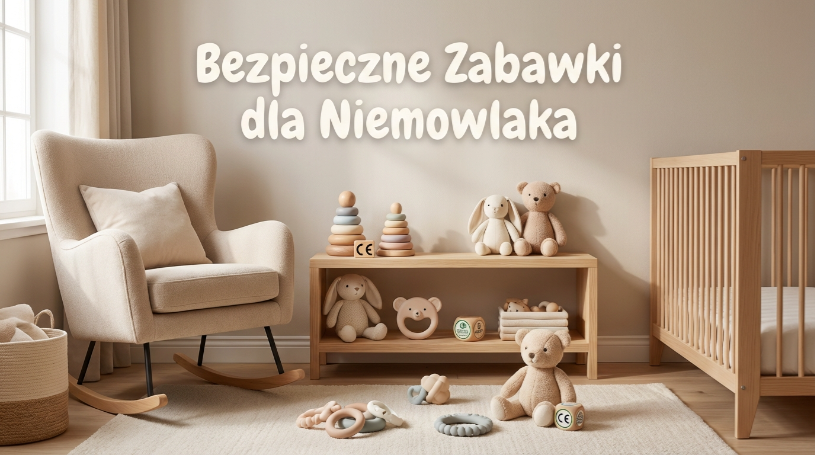 Bezpieczne zabawki dla niemowlaka: Na co zwracać uwagę przy zakupie?
