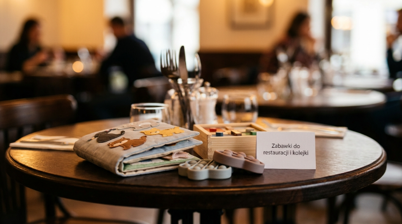 Zabawki, które naprawdę zajmą dziecko w kolejce lub restauracji - sprawdzone sposoby eksperta