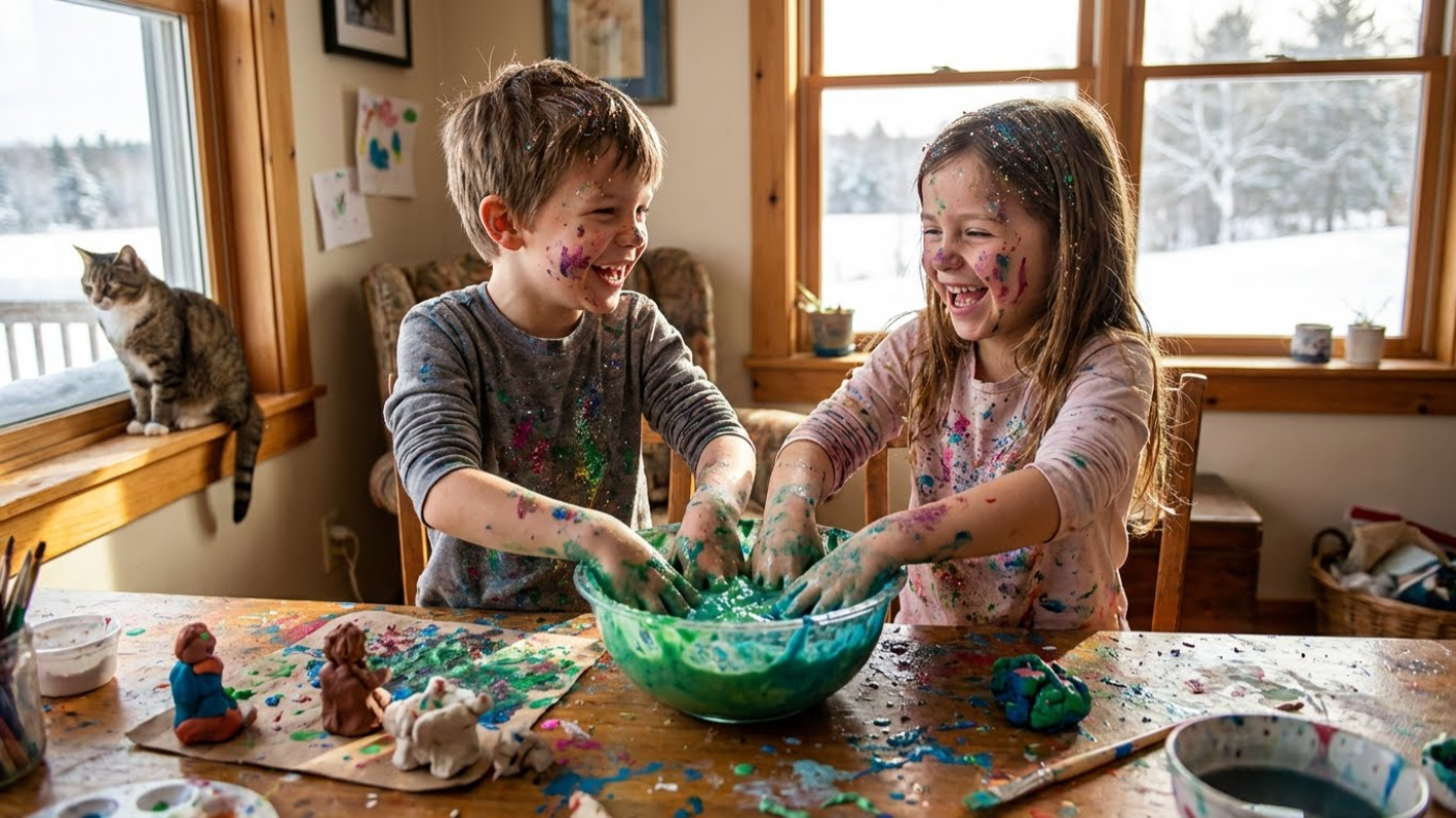 🎨 Kreatywne Zabawki na Ferie Zimowe: Jak przetrwać dwa tygodnie w domu z dziećmi?