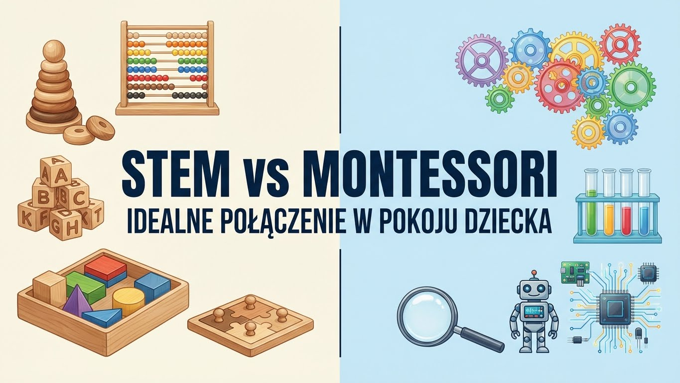 Metoda STEM i Montessori – różnice i synergia w pokoju dziecka
